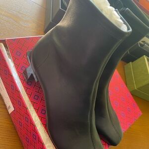 Tory Burch Black Women's Stretch Ankle Boots